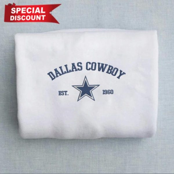 NFL Dallas Cowboys Embroidered Sweatshirts, T-Shirts, Hoodies