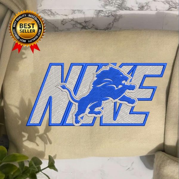 NFL Detroit Lions Football Nike Logo Embroidered Sweatshirts, T-Shirts, Hoodies