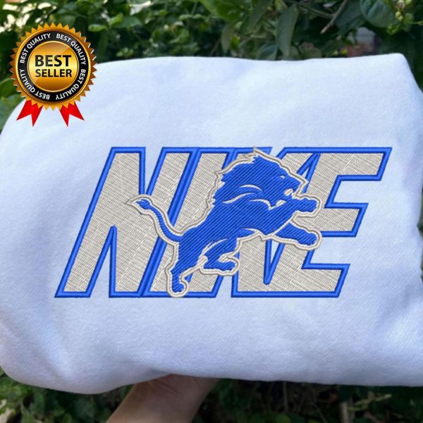 NFL Detroit Lions Football Nike Logo Embroidered Sweatshirts, T-Shirts, Hoodies