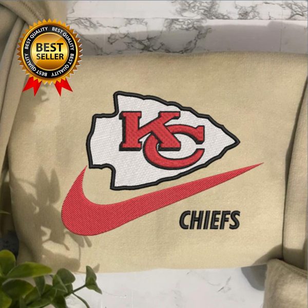 Nike NFL Kansas City Chiefs Football Embroidered Sweatshirts, T-Shirts, Hoodies