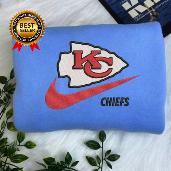 Nike NFL Kansas City Chiefs Football Embroidered Sweatshirts, T-Shirts, Hoodies