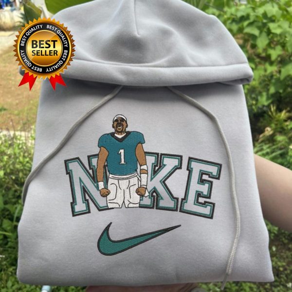 Nike NFL Philadelphia Eagles Jalent Hurts Embroidered Sweatshirts, T-Shirts, Hoodies