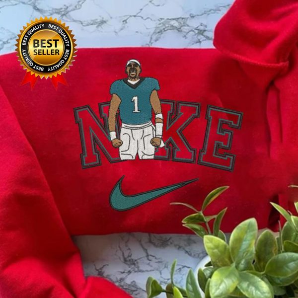 Nike NFL Philadelphia Eagles Jalent Hurts Embroidered Sweatshirts, T-Shirts, Hoodies