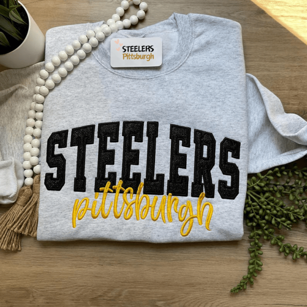 NFL Pittsburgh Steelers Football Embroidered Sweatshirts, T-Shirts, Hoodies