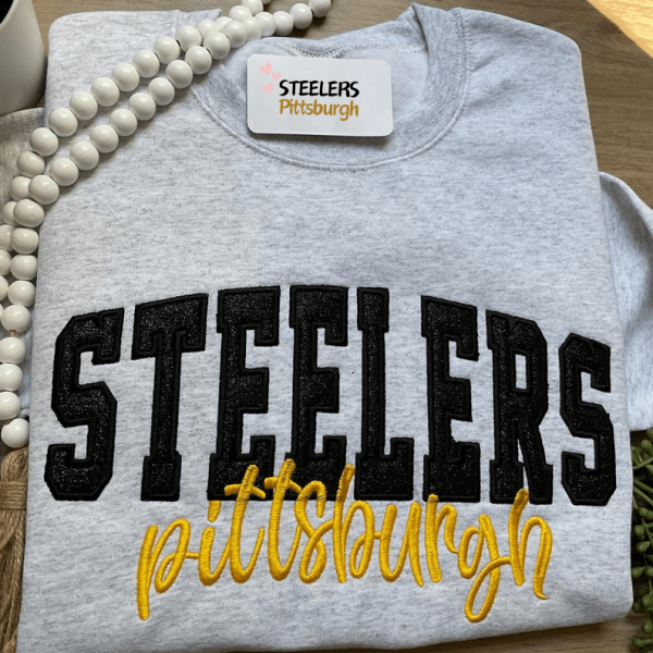 NFL Pittsburgh Steelers Football Embroidered Sweatshirts, T-Shirts, Hoodies