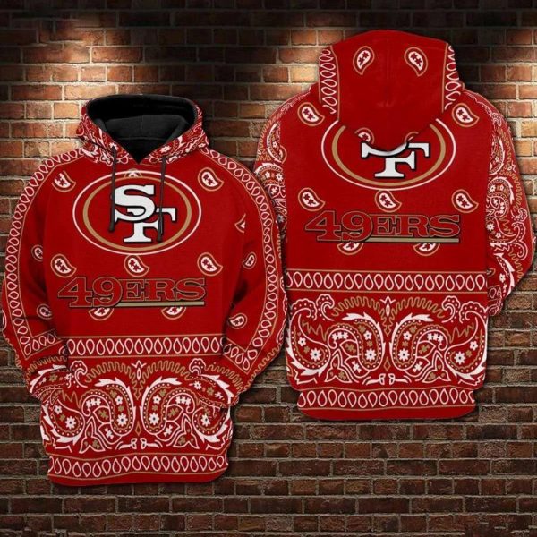 San Francisco 49ers Nfl Football Red 3D Hoodie, Christmas San Francisco Fan Gift