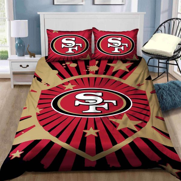 NFL San Francisco 49ers Football Bedding Set