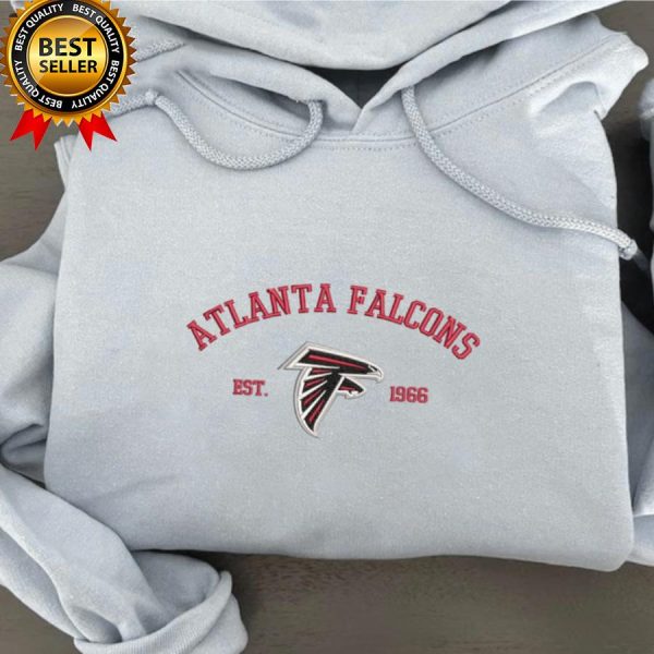 Vintage 1966 Atlanta Falcons Logo Football Embroidered Sweatshirts, T-Shirts, Hoodies