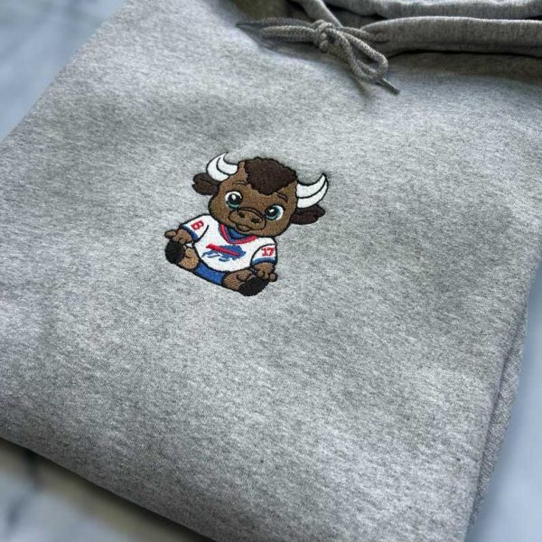 Embroidered Baby Billy Sweatshirt, Buffalo Football Embroidered Hoodie