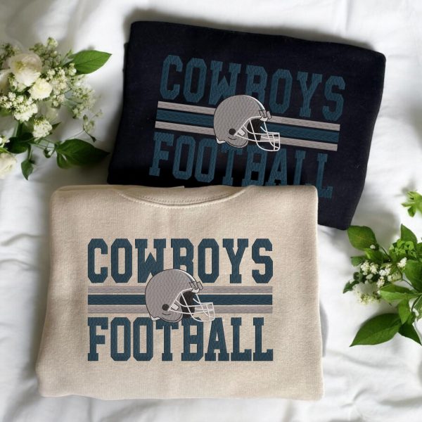 NFL Dallas Cowboys Embroidered Sweatshirts, T-Shirts, Hoodies