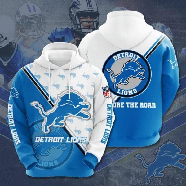 2024 NFL Detroit Lions Football Super Bowl 3D Hoodies, Sweatshirts, T-Shirts