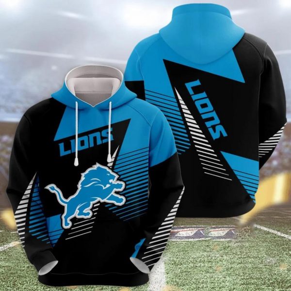 2024 NFL Detroit Lions Football Super Bowl 3D Hoodies, Sweatshirts, T-Shirts