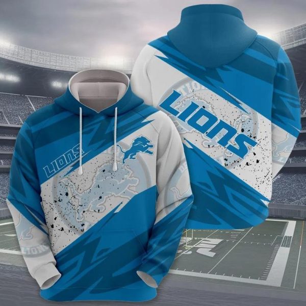 2024 NFL Detroit Lions Football Super Bowl 3D Hoodies, Sweatshirts, T-Shirts