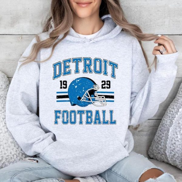 Game Day Detroit Football Fan Sweatshirt, Game Day Hoodie Gift for Fans