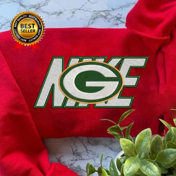 NIKE NFL Green Bay Packers Logo Embroidered Sweatshirts, T-Shirts, Hoodies