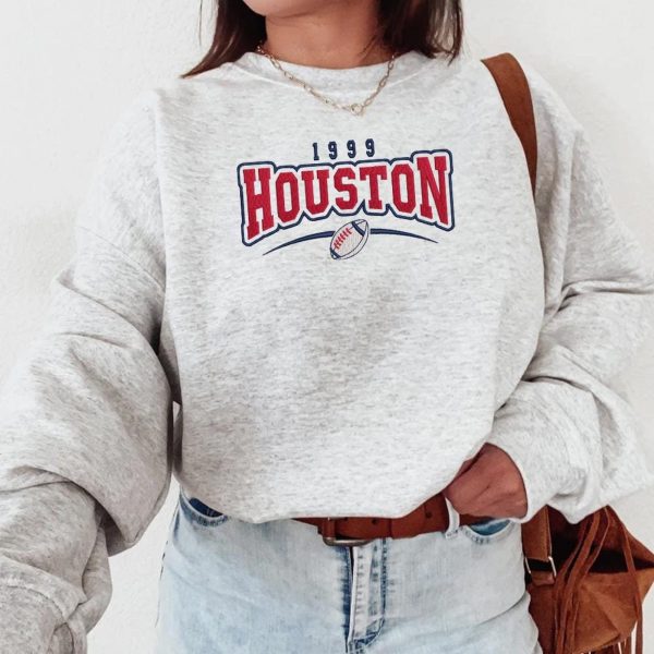 Vintage NFL Houston Texans Football Embroidered Sweatshirts, T-Shirts, Hoodies