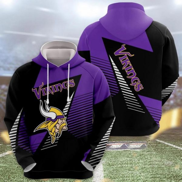 2024 NFL Minnesota Vikings Football Super Bowl 3D Hoodies, Sweatshirts, T-Shirts