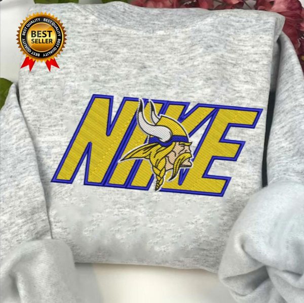 Nike NFL Minnesota Vikings Football Embroidered Sweatshirts, T-Shirts, Hoodies