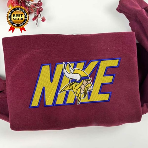 Nike NFL Minnesota Vikings Football Embroidered Sweatshirts, T-Shirts, Hoodies