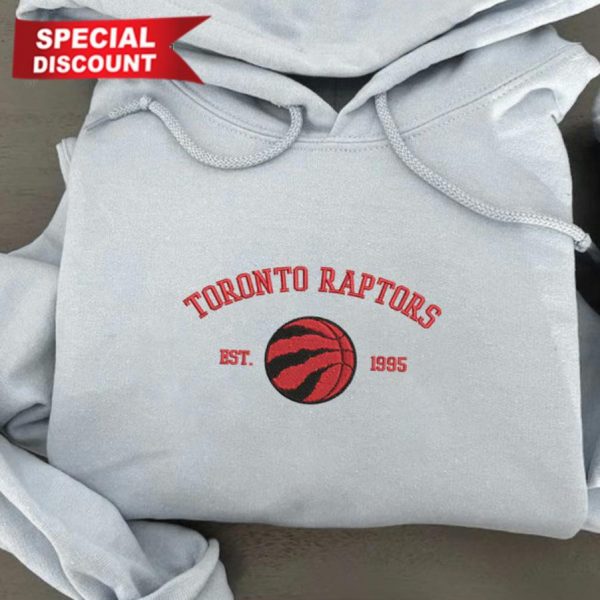 NBA Vintage Toronto Raptors 1995 Basketball Embroidered Sweatshirts, T-Shirts, Hoodies