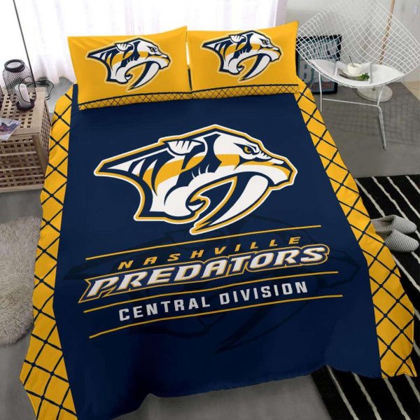 NHL Nashville Predators Hockey Bedding Set