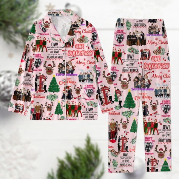 One Direction World Tour Christmas Satin Pajamas