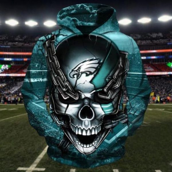 Vintage NFL Philadelphia Eagles 3D Hoodie for Men and Women, Retro NFL Eagles Apparel