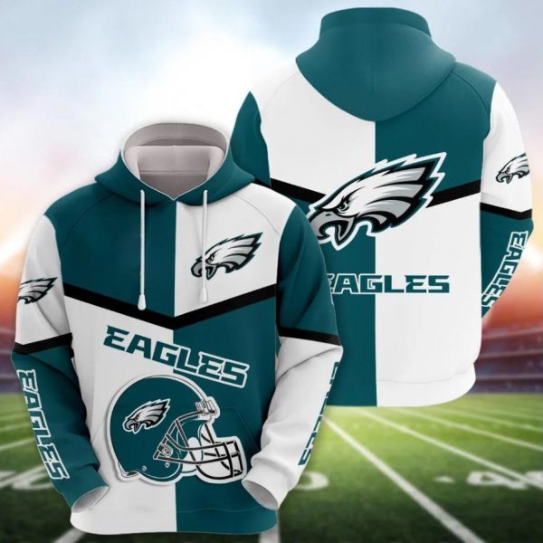 2024 NFL Philadelphia Eagles Football Super Bowl 3D Hoodies, Sweatshirts, T-Shirts