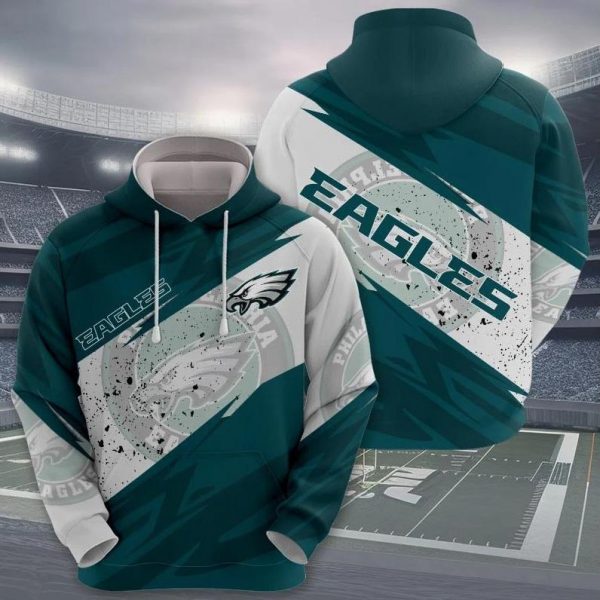 2024 NFL Philadelphia Eagles Football Super Bowl 3D Hoodies, Sweatshirts, T-Shirts