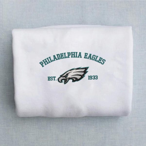 NFL Philadelphia Eagles 1933 Football Embroidered Sweatshirts, T-Shirts, Hoodies