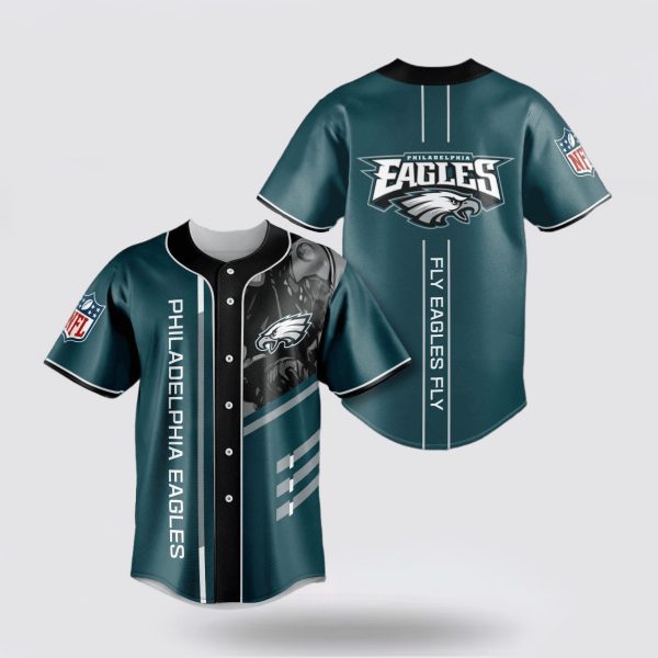 NFL Philadelphia Eagles Baseball Jersey Shirts