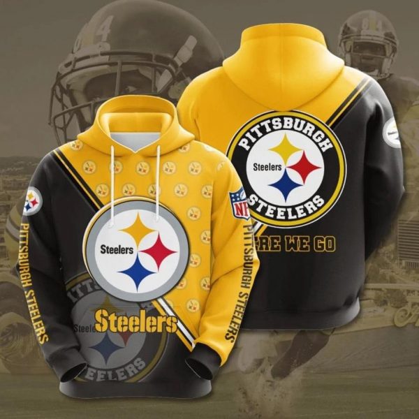 2024 NFL Pittsburgh Steelers Football Super Bowl 3D Hoodies, Sweatshirts, T-Shirts