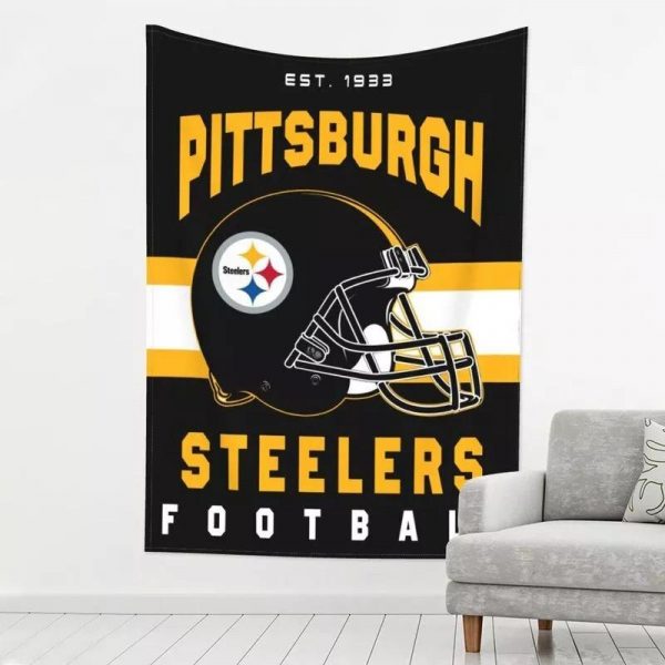 NFL Pittsburgh Steelers 1993 Football Blanket