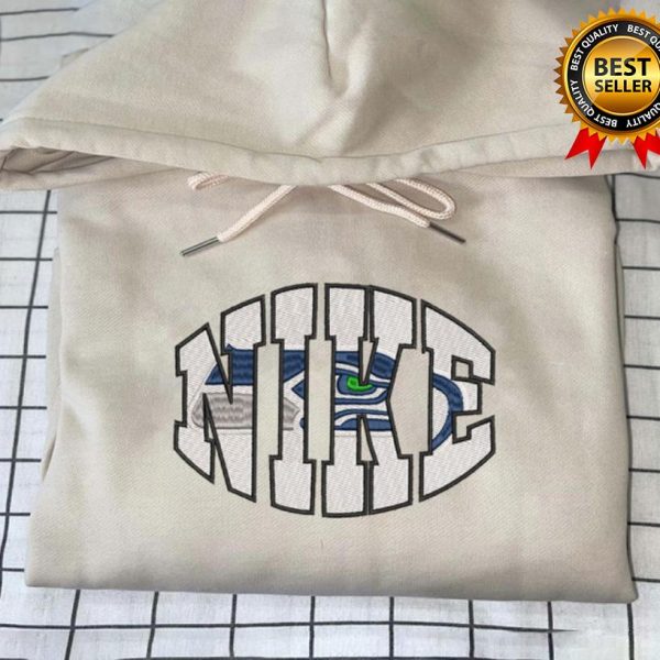 NIKE NFL Seattle Seahawks Football Embroidered Sweatshirts, T-Shirts, Hoodies