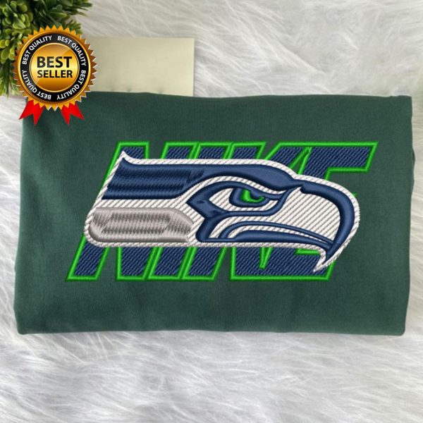 Nike NFL Seattle Seahawks Football Embroidered Sweatshirts, T-Shirts, Hoodies