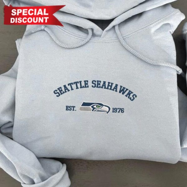 Vintage 1976 Seattle Seahawks Football Embroidered Sweatshirts, T-Shirts, Hoodies