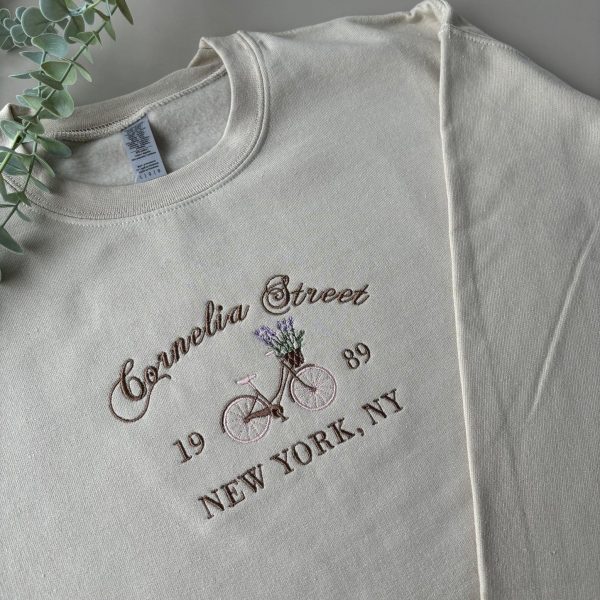 Cornelia Street Taylor Inspired Embroidered Sweatshirt, Cornelia Street Embroidered Hoodie