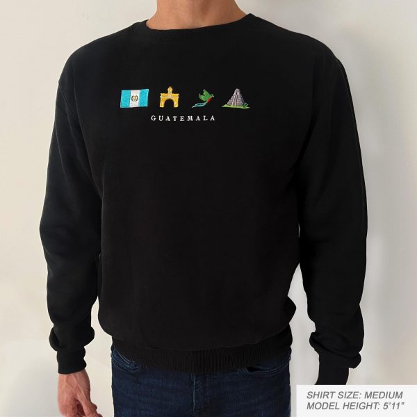 Guatemala Symbol Embroidered Sweatshirts, T-Shirts, Hoodies