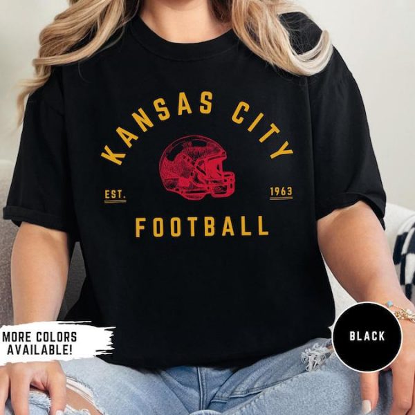 Kansas City Football Sweatshirt, Chiefs Football Fan Gift