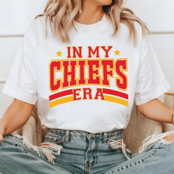 In My Chiefs Era Kansas City American Football Sweatshirt, Kansas City Football Fan Gift