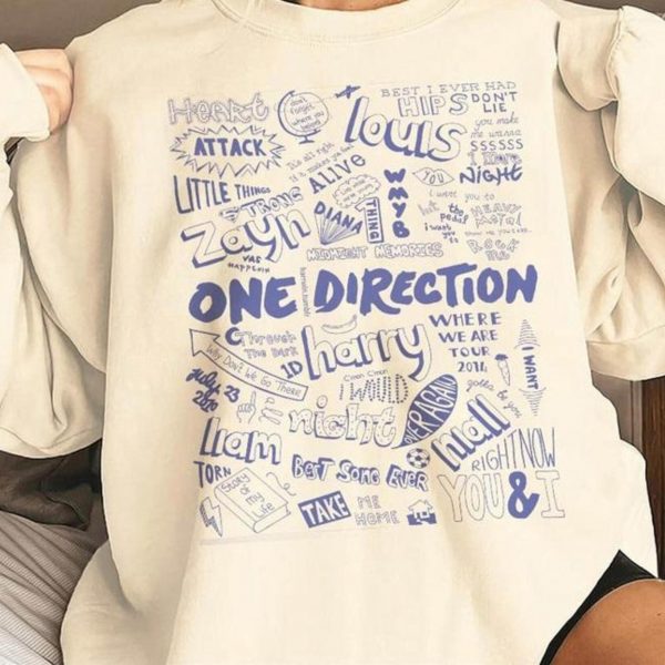 One Direction World Tour Midnight Memories Sweatshirts, Hoodies, And T-Shirts