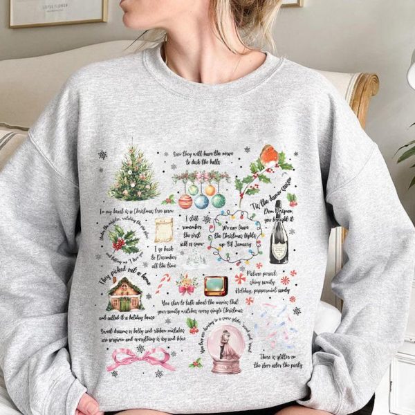 Swiftmas Christmas Collection Sweatshirt, Christmas Holiday Music Fan Christmas