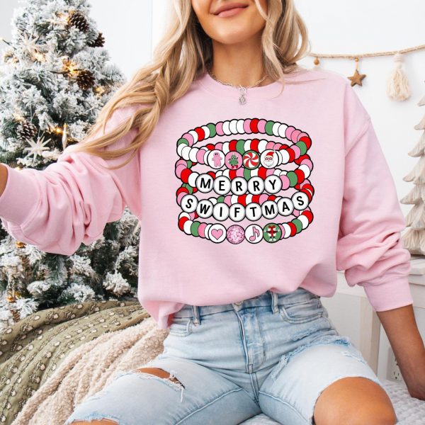 Taylor Swift Merry Swiftmas Friendship Bracelet Sweatshirts, Hoodies And T-Shirts