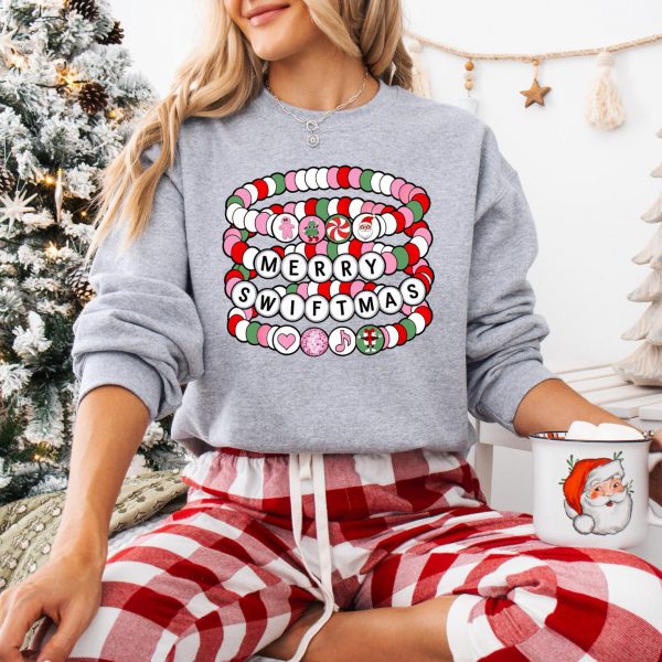 Taylor Swift Merry Swiftmas Friendship Bracelet Sweatshirts, Hoodies And T-Shirts