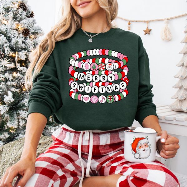 Taylor Swift Merry Swiftmas Friendship Bracelet Sweatshirts, Hoodies And T-Shirts