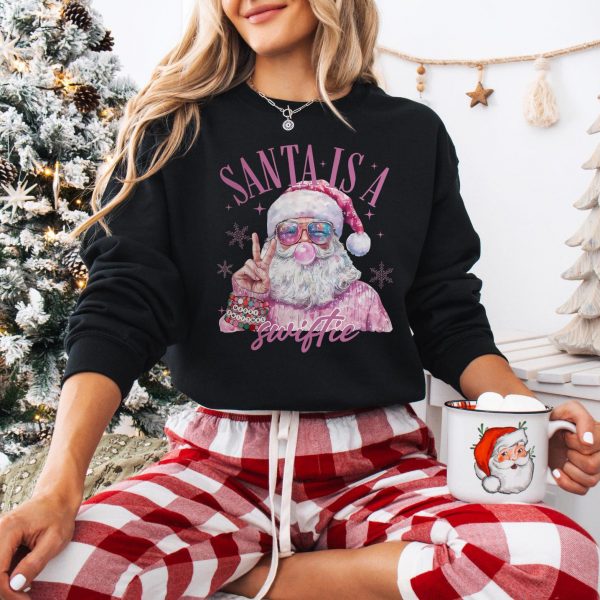 Taylor Swift Santa Is A Swiftie Sweatshirts, Hoodies And T-Shirts