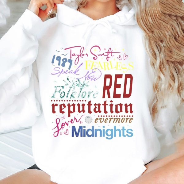 Taylor Swift Vintage Eras Tour 2024 Sweatshirts, Hoodies And T-Shirts