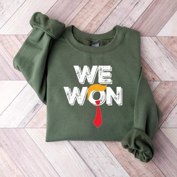 Trump Won Again Trump Maga 2024 Sweatshirts, Hoodies And T-Shirts