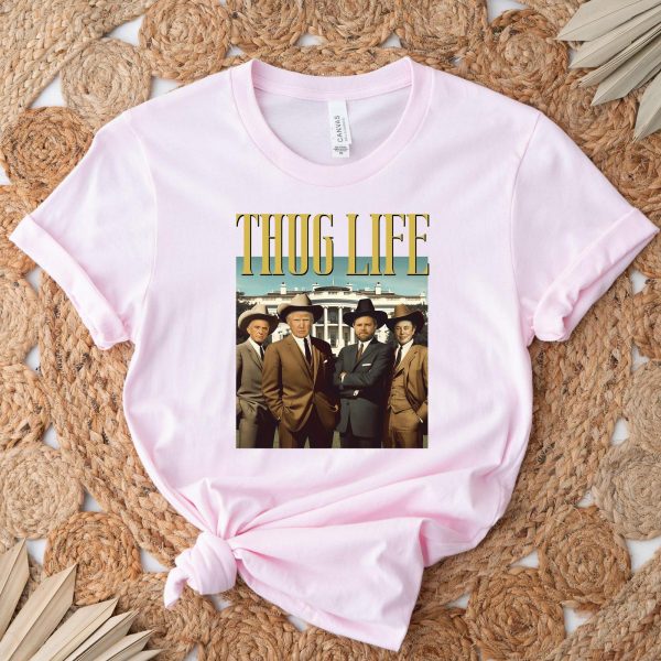 Vintage Thug Life Trump, JD Vance, Robert Kennedy, Elon Musk Sweatshirts, Hoodies And T-Shirts