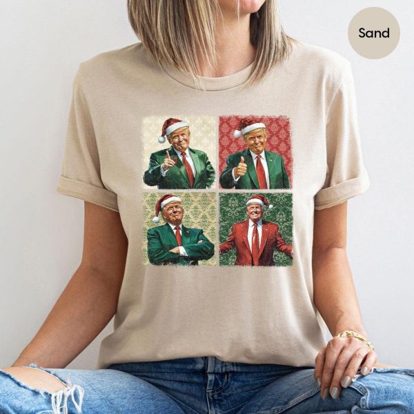 Retro Donald Trump Christmas 2024 Sweatshirts, Hoodies And T-Shirts